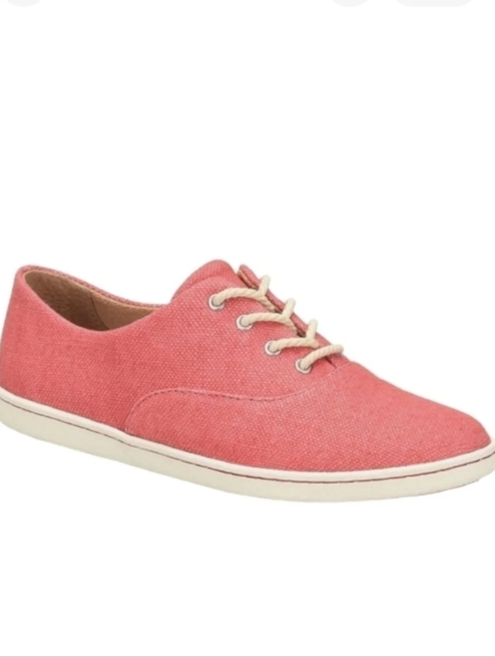 NEW! BORN Dampney Nautical Nantucket Red Lace Up Comfort Sneakers 6.5.
